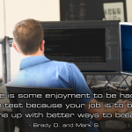 There is some enjoyment to be had as a developer in test – LINKEDIN