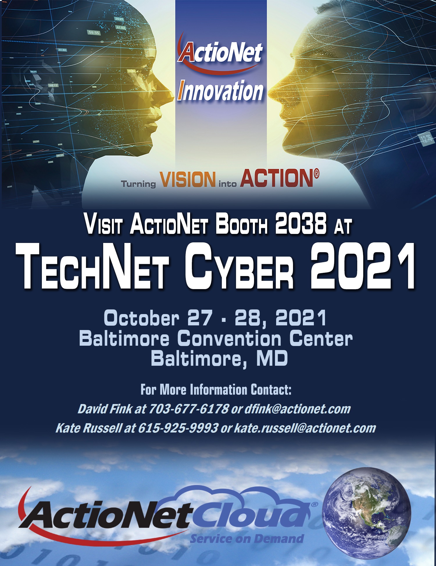 Visit ActioNet Booth 2038 At TechNet Cyber 2021 - ActioNet